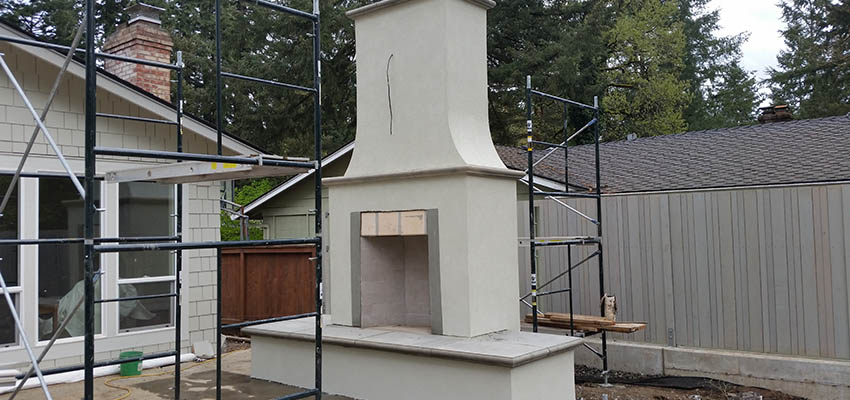 1-1-1 Services Stucco ALSO outdoor fireplace
