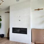 Plaster Fireplace complete